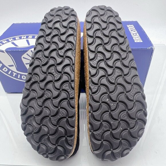 Birkenstock Buckley Shearling Clogs Flat Black Suede EU 37 Women US 6- 6.5 - Picture 9 of 12